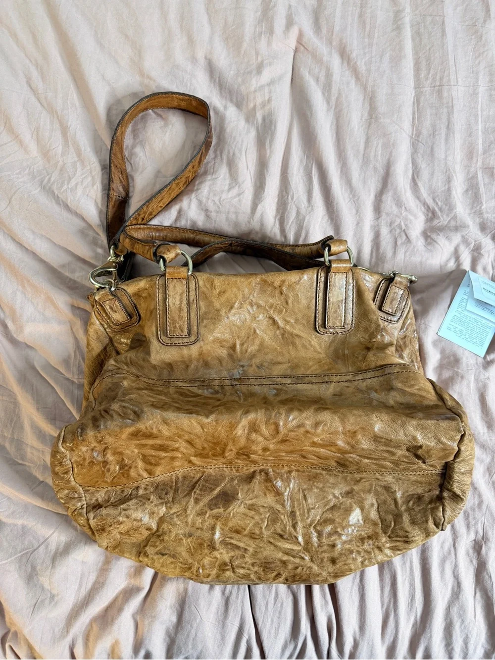 Givenchy Pandora Large Distressed Sheep Leather Shoulder Bag